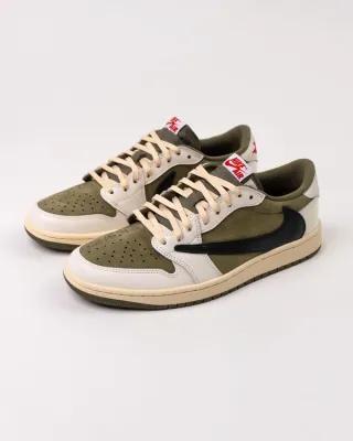 Travis Scott X Jordan 1 Low OG Medium Olive Collection