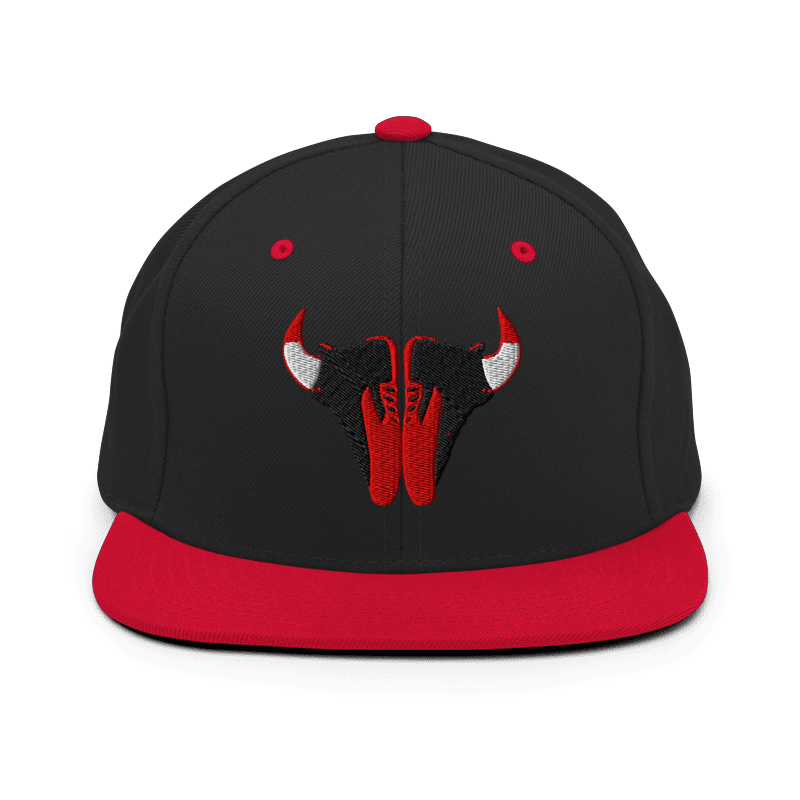 Bull Horns flu game 12 snapback