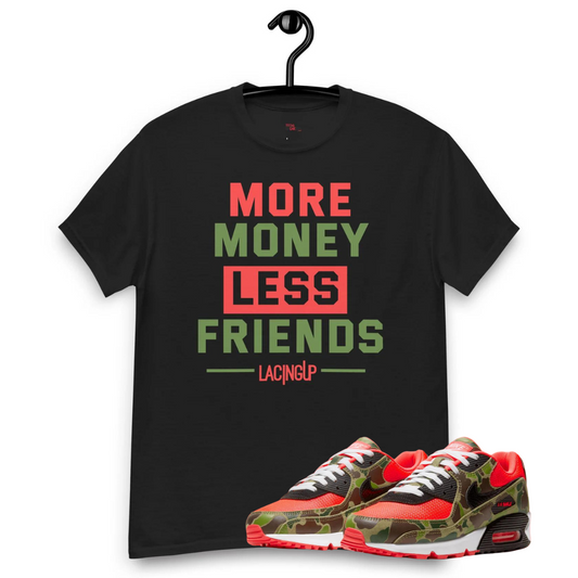 Air Max 90 reverse duck camo less friends black tee