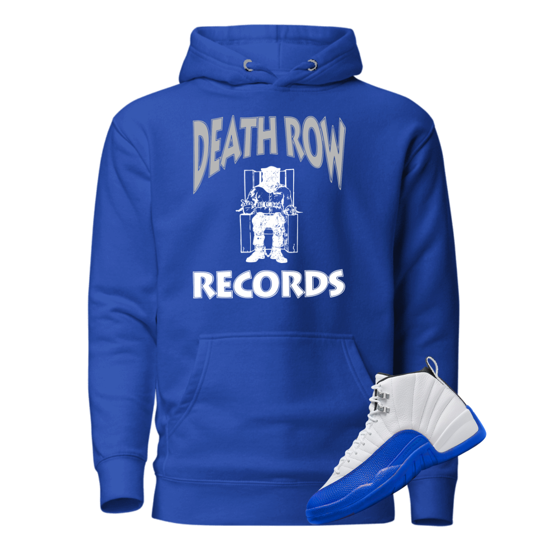 Jordan 12 BlueBerry Darow royal hoodie