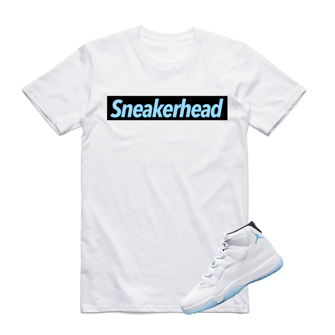 Jordan 11 Columbia sneakerhead white tee