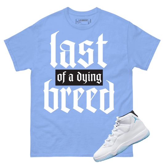 Jordan 11 Columbia breed columbia sky blue tee