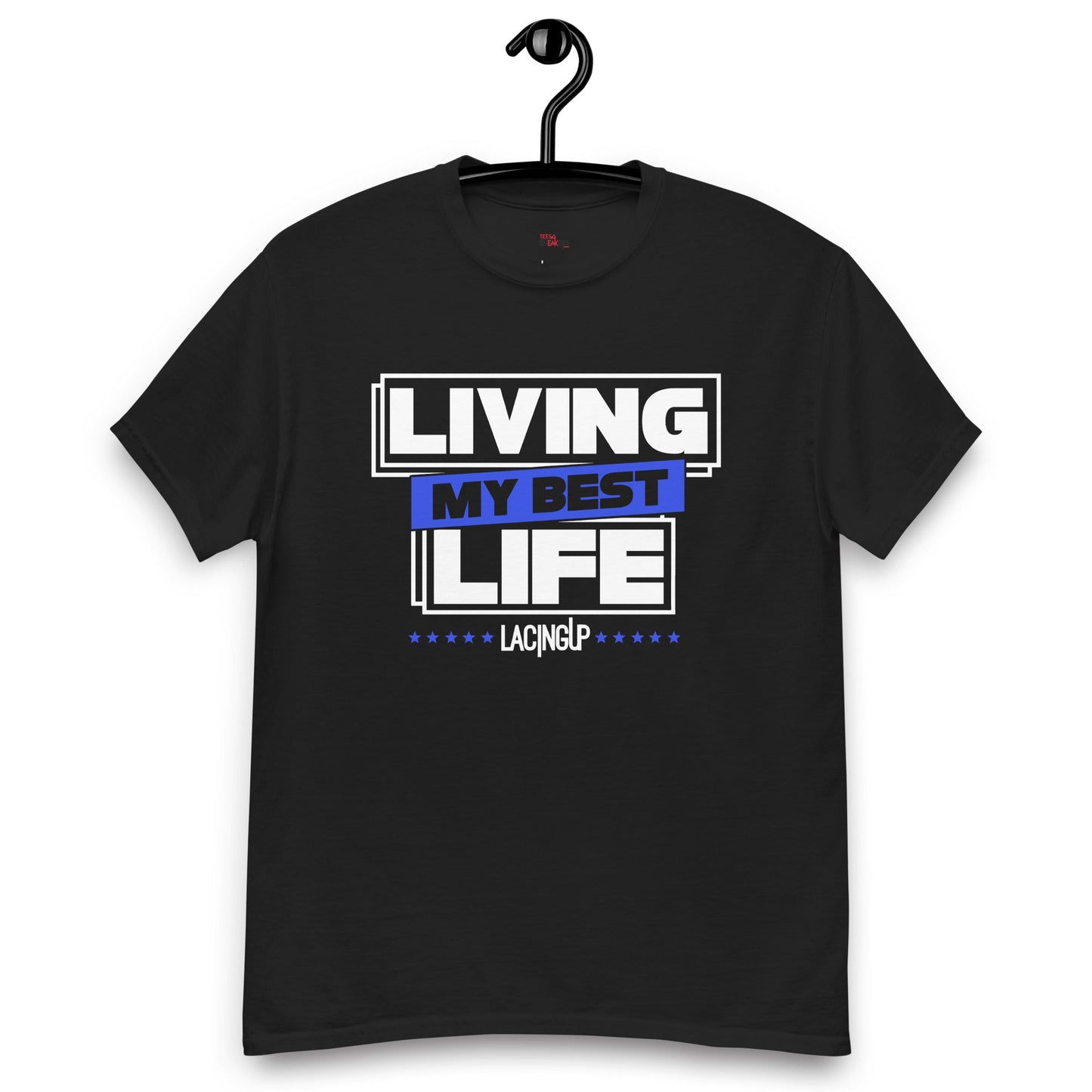 Air Foamposite One 'Royal' my best life black tee