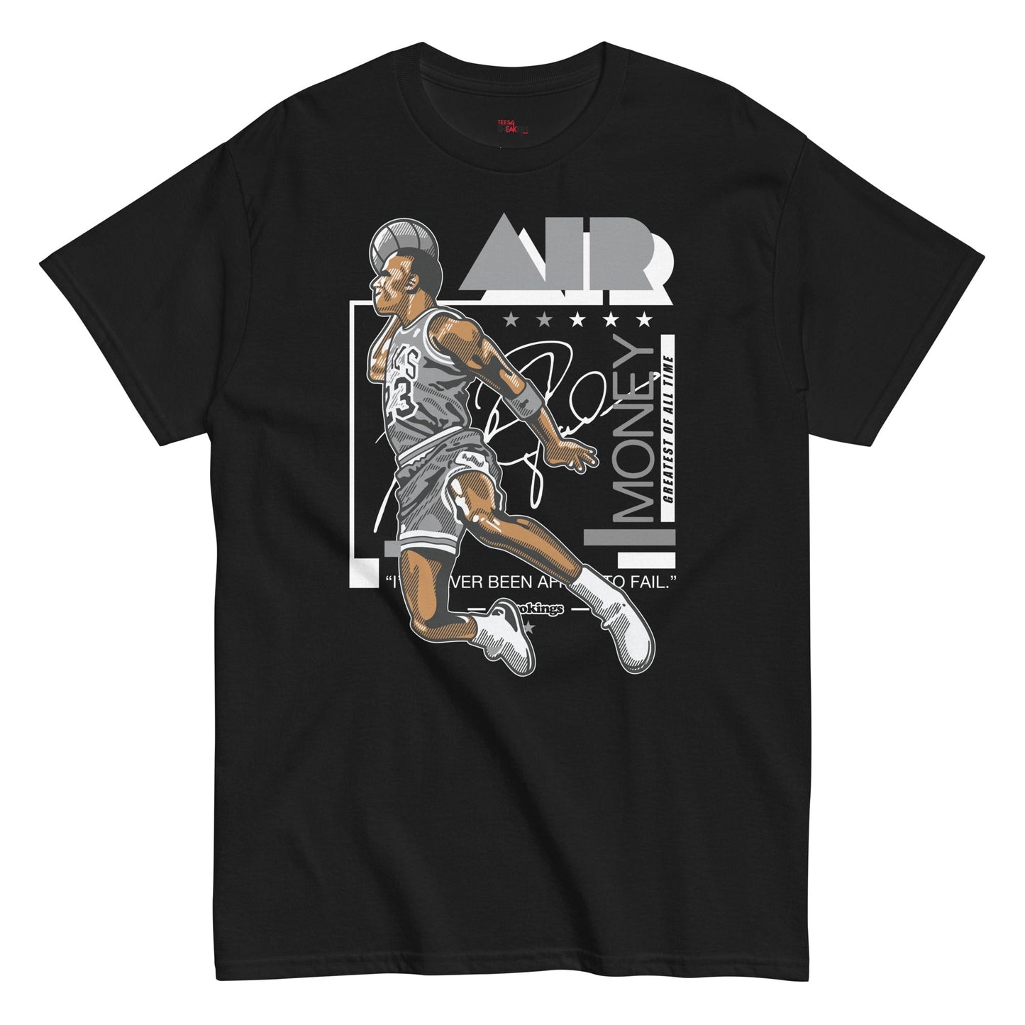 Jordan 12 wolf grey air black tee