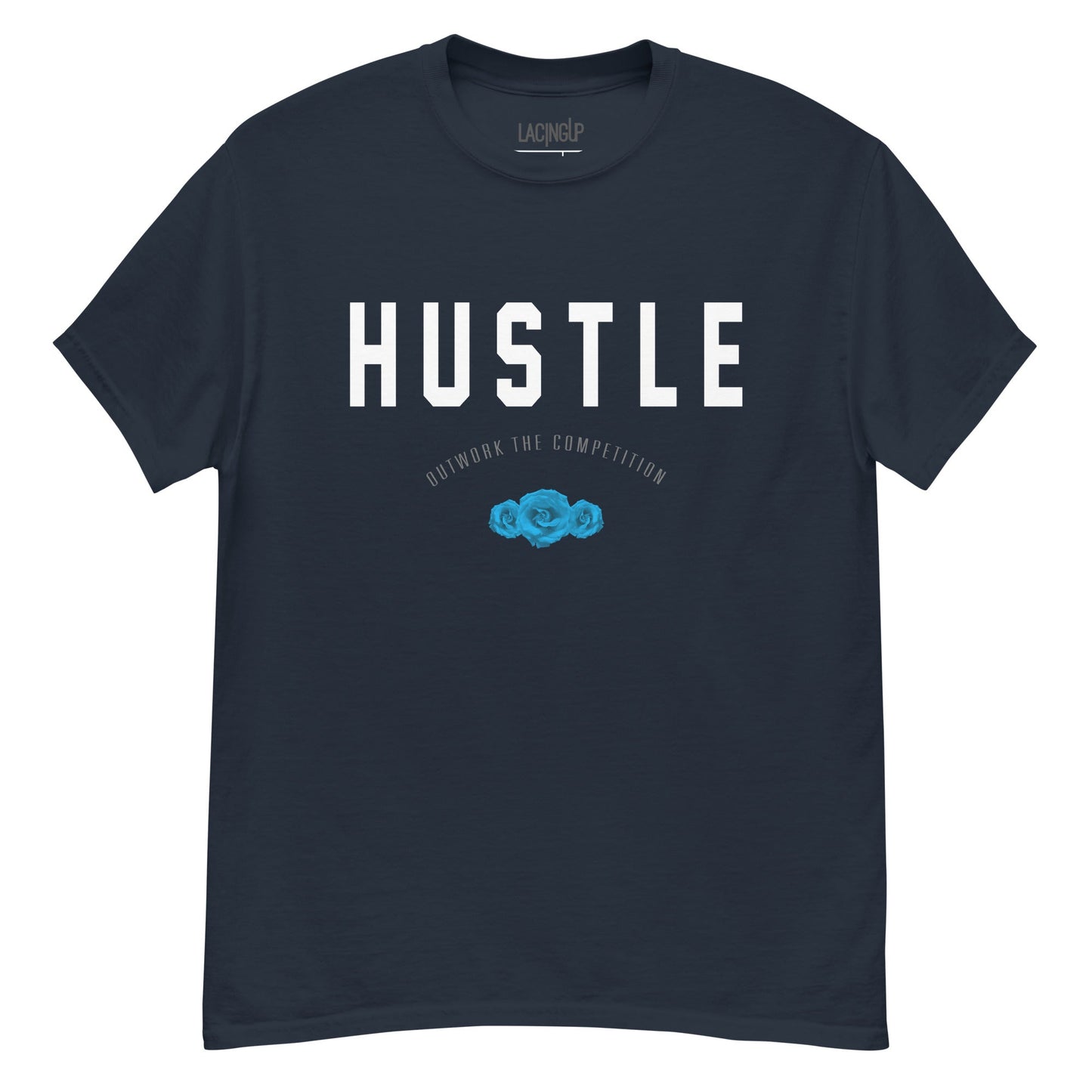 Jordan 1 OG Navy Hustle navy blue tee