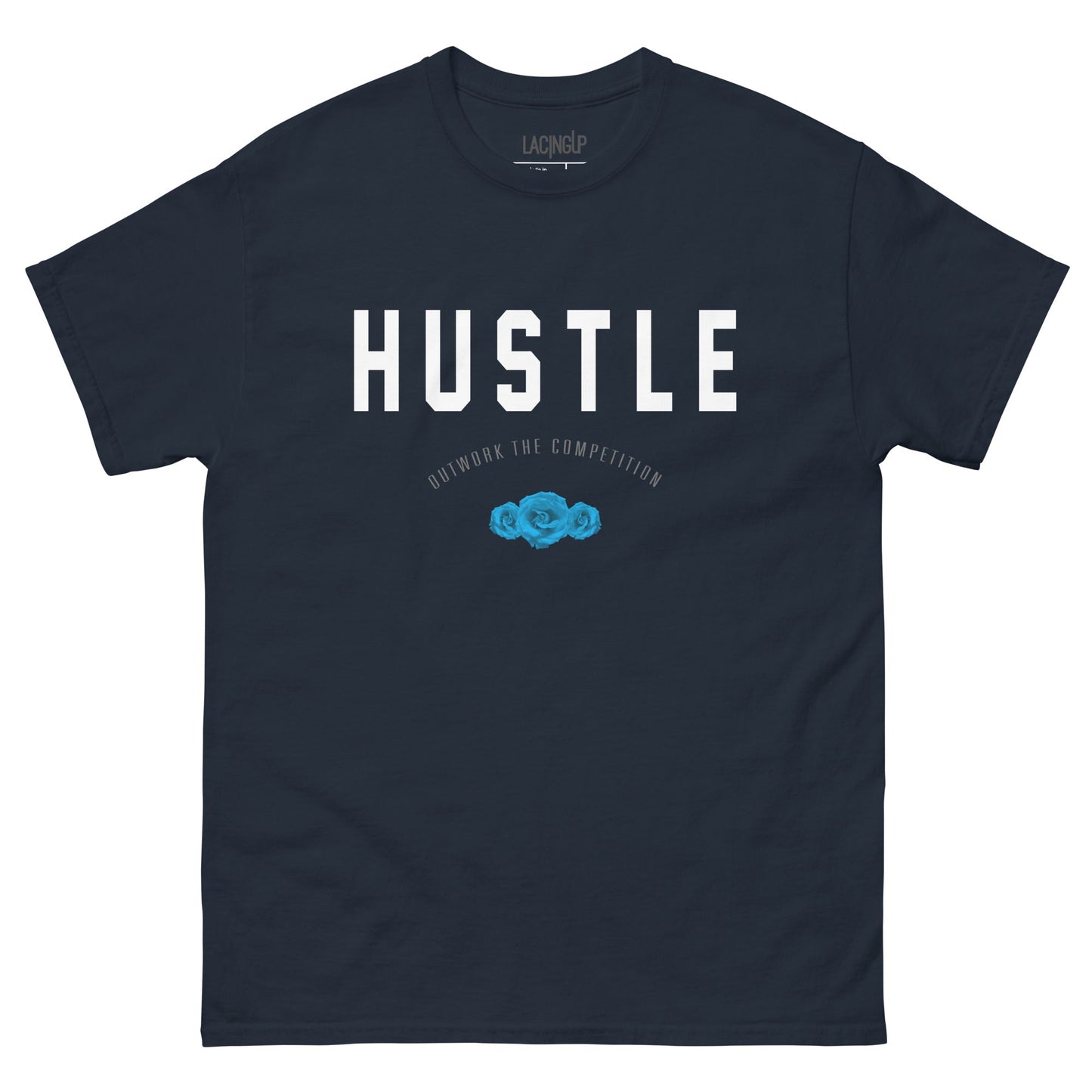 Jordan 1 OG Navy Hustle navy blue tee