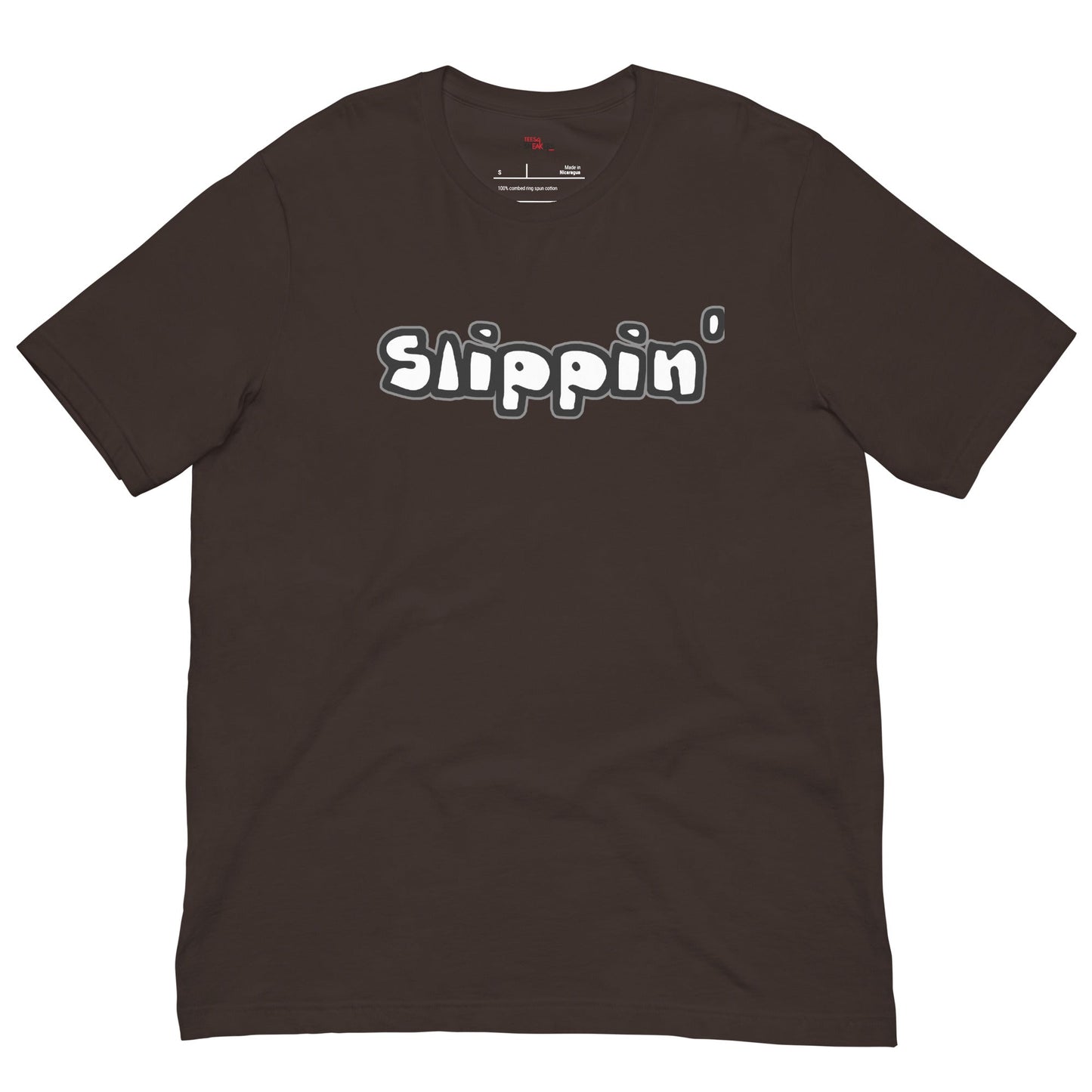 Jordan 1 low mocha slippin brown t-shirt