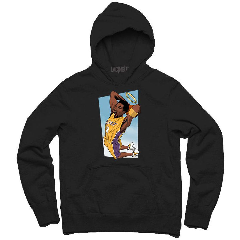 Kobe angel black hoodie - SneakerOutfits