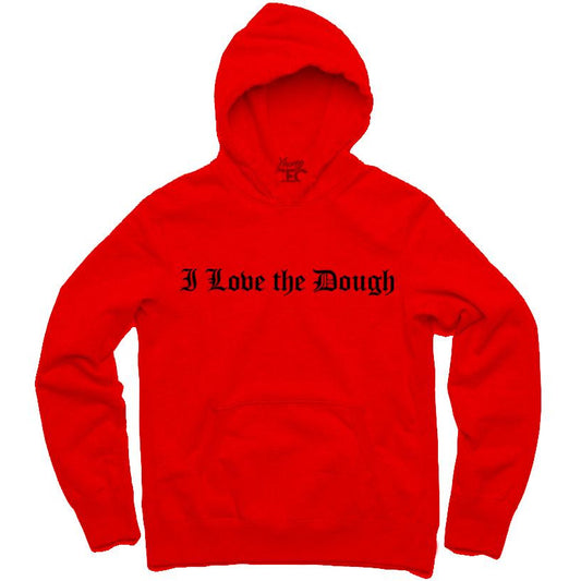 YOUNG CEO-I LOVE THE DOUGH RED HOODIE - SneakerOutfits