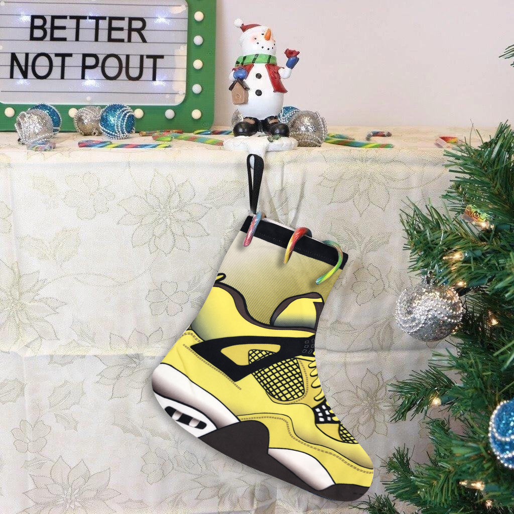 Jordan 4 Lightning 2021 Christmas Stockings - SneakerOutfits