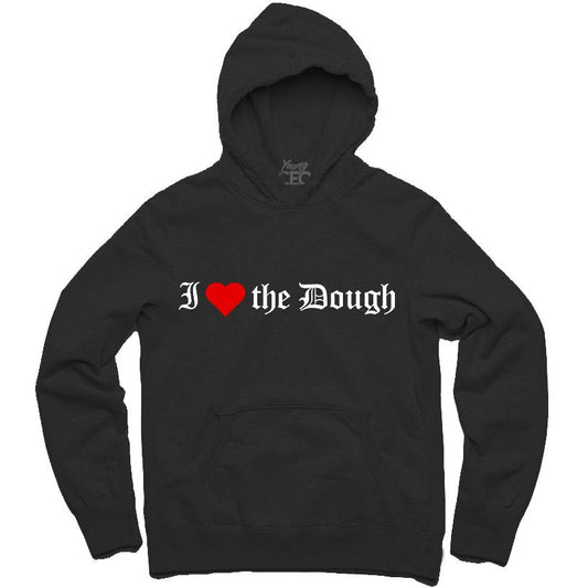 YOUNG CEO-I (HEART) THE DOUGH BLACK HOODIE - SneakerOutfits