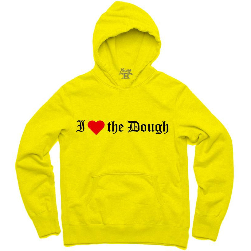 YOUNG CEO-I (HEART) THE DOUGH YELLOW HOODIE - SneakerOutfits