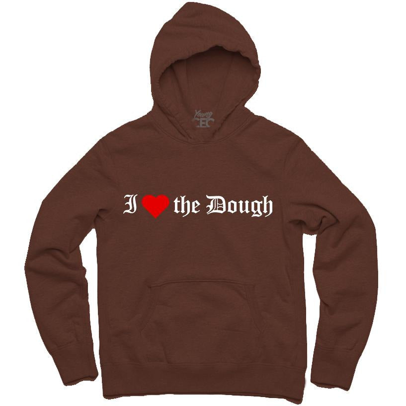YOUNG CEO-I (HEART) THE DOUGH BROWN HOODIE - SneakerOutfits