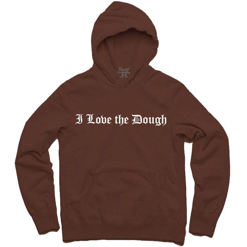 YOUNG CEO-I LOVE THE DOUGH BROWN HOODIE - SneakerOutfits