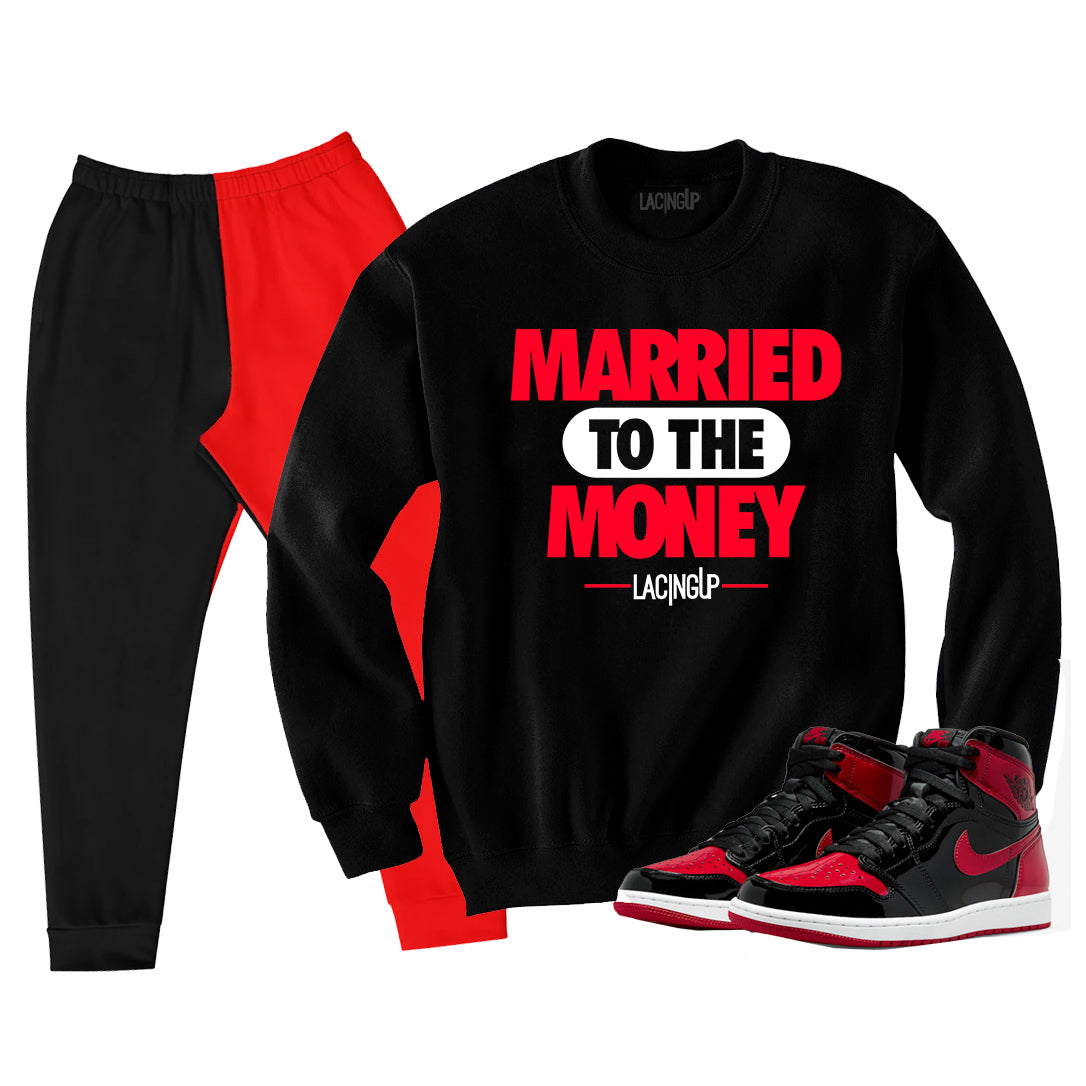 Matching Outfit for Jordan 1 Patent Bred-CS-Married - SneakerOutfits