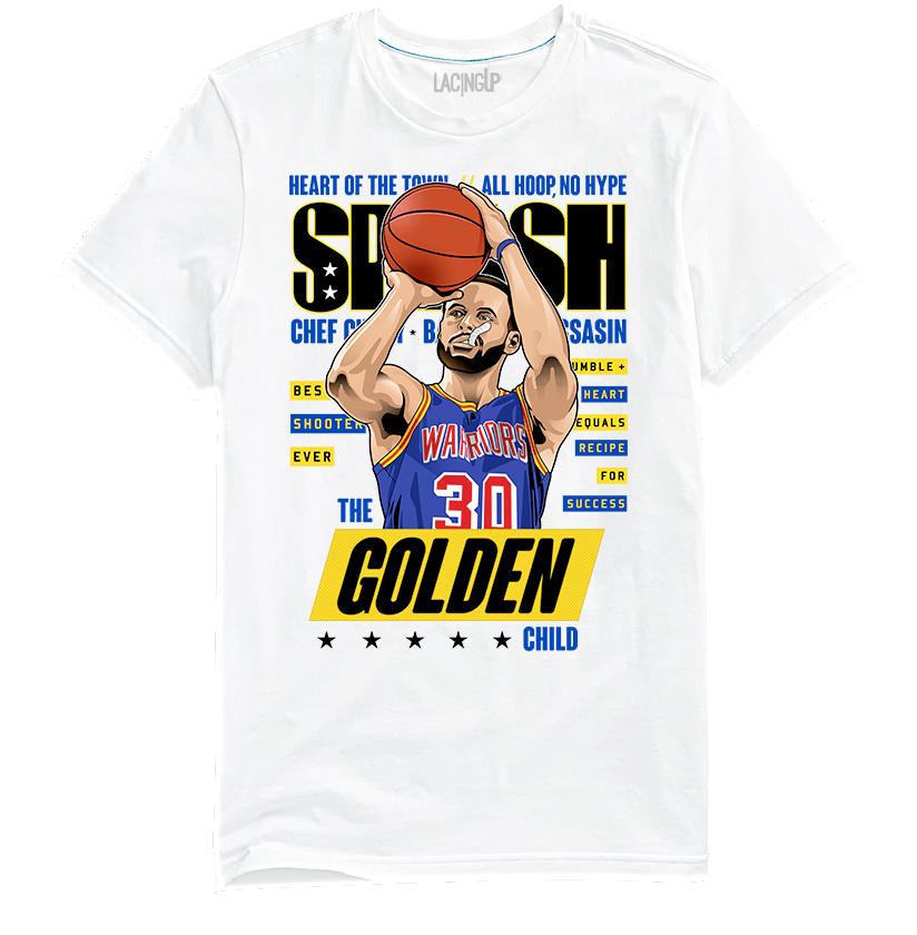 Steph Finals MVP white/black tee-Lacing Up