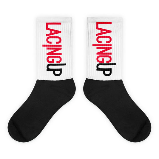 Lacing Up Logo Socks - SneakerOutfits