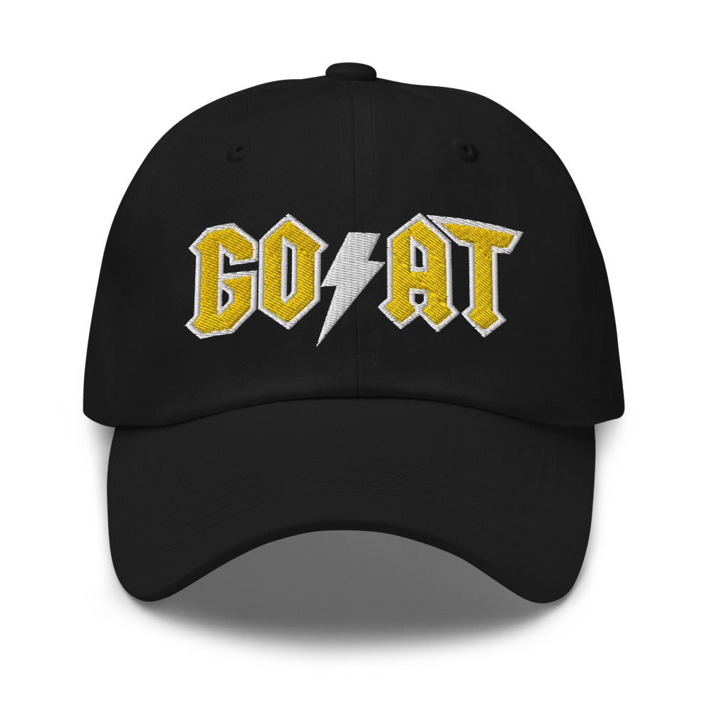 GOAT Black/Gold Dad Hat - SneakerOutfits