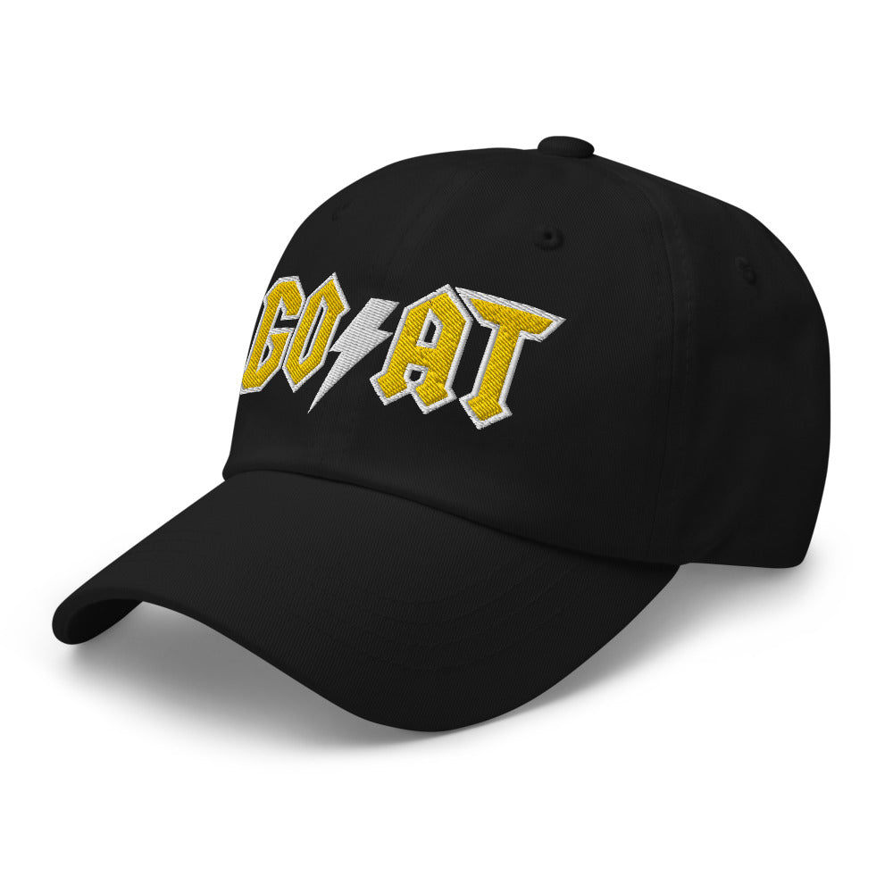GOAT Black/Gold Dad Hat - SneakerOutfits