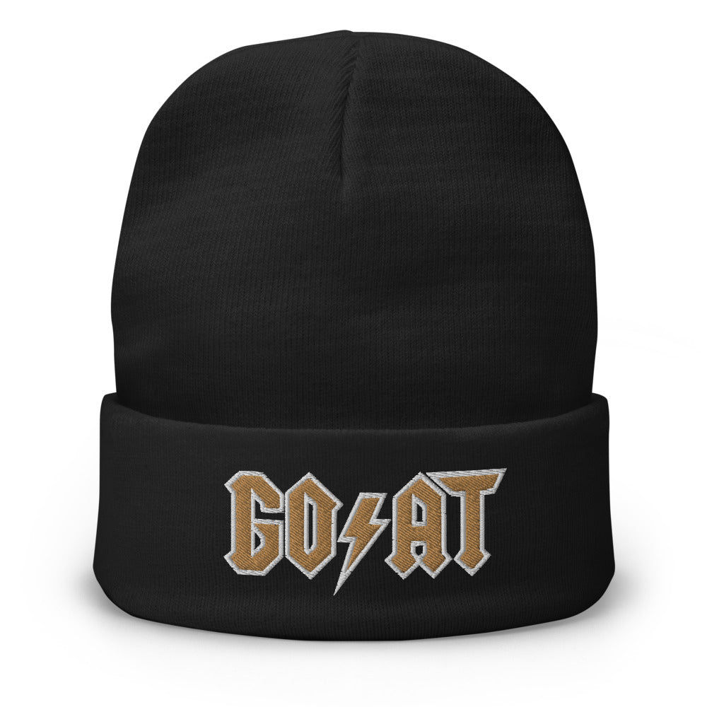 GOAT Embroidered Beanie - SneakerOutfits