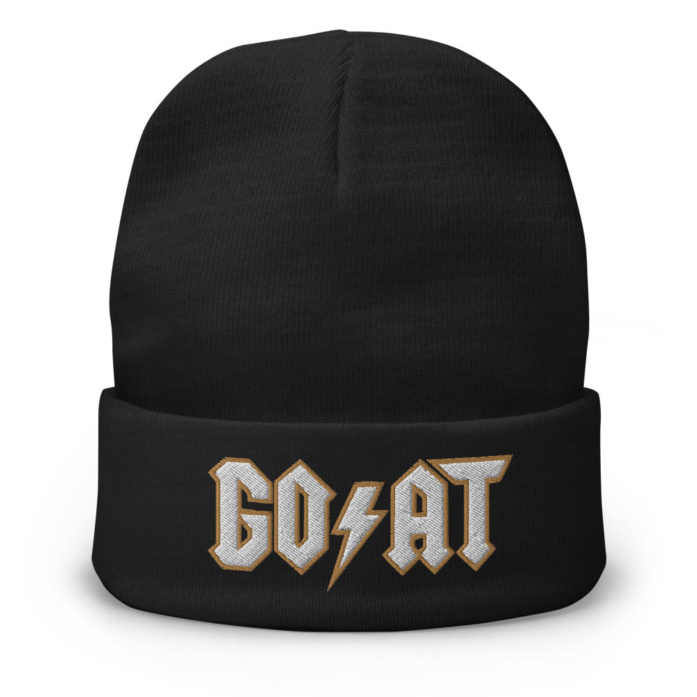 GOAT Embroidered Beanie - SneakerOutfits