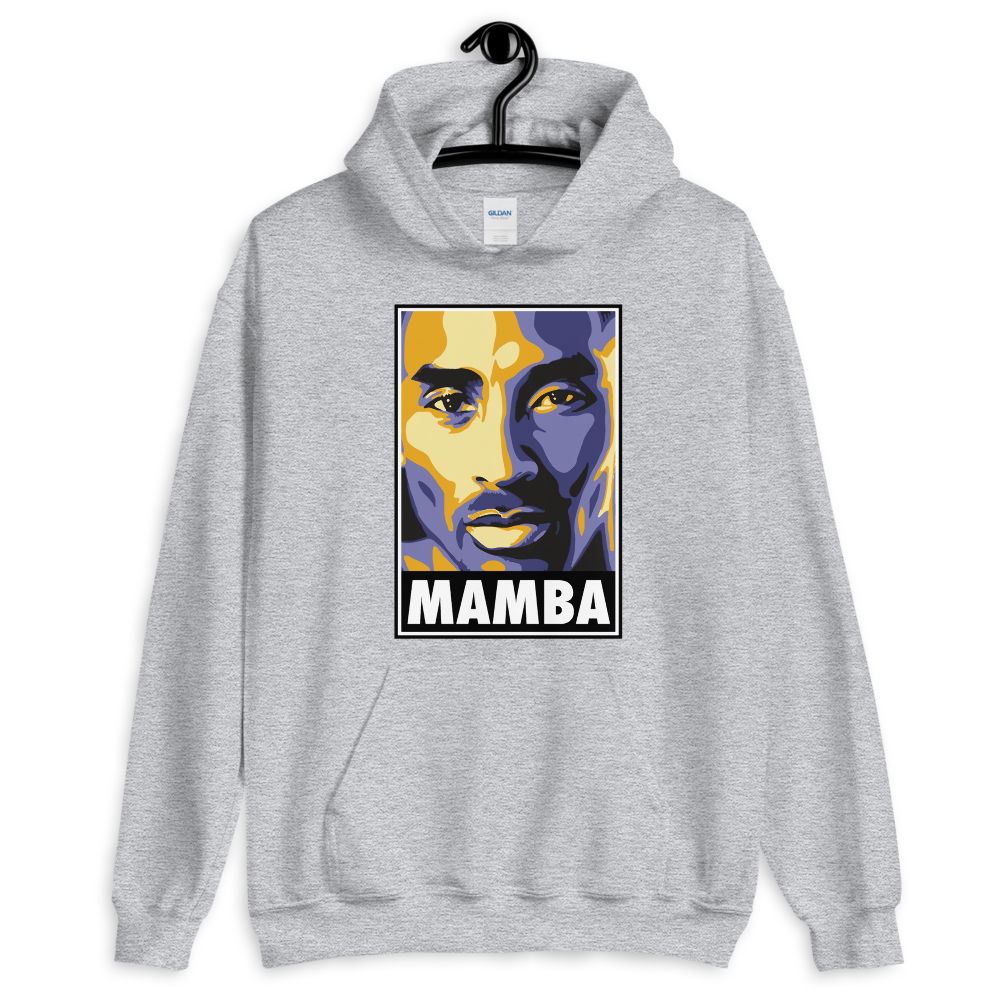 Mamba Portrait black Unisex Hoodie - SneakerOutfits