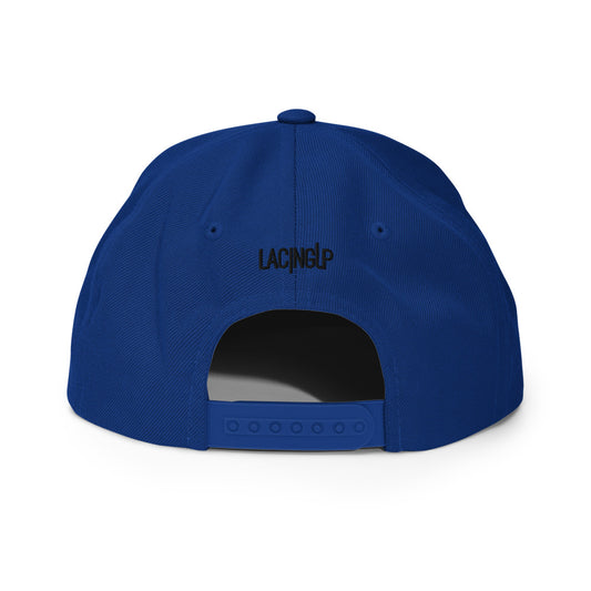 GOAT Royal Blue Snapback Hat - SneakerOutfits