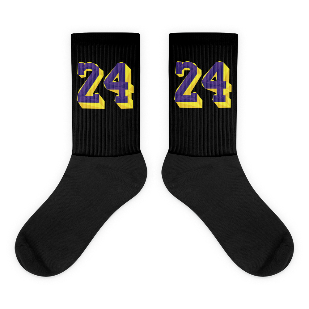 24 Mamba custom Socks - SneakerOutfits