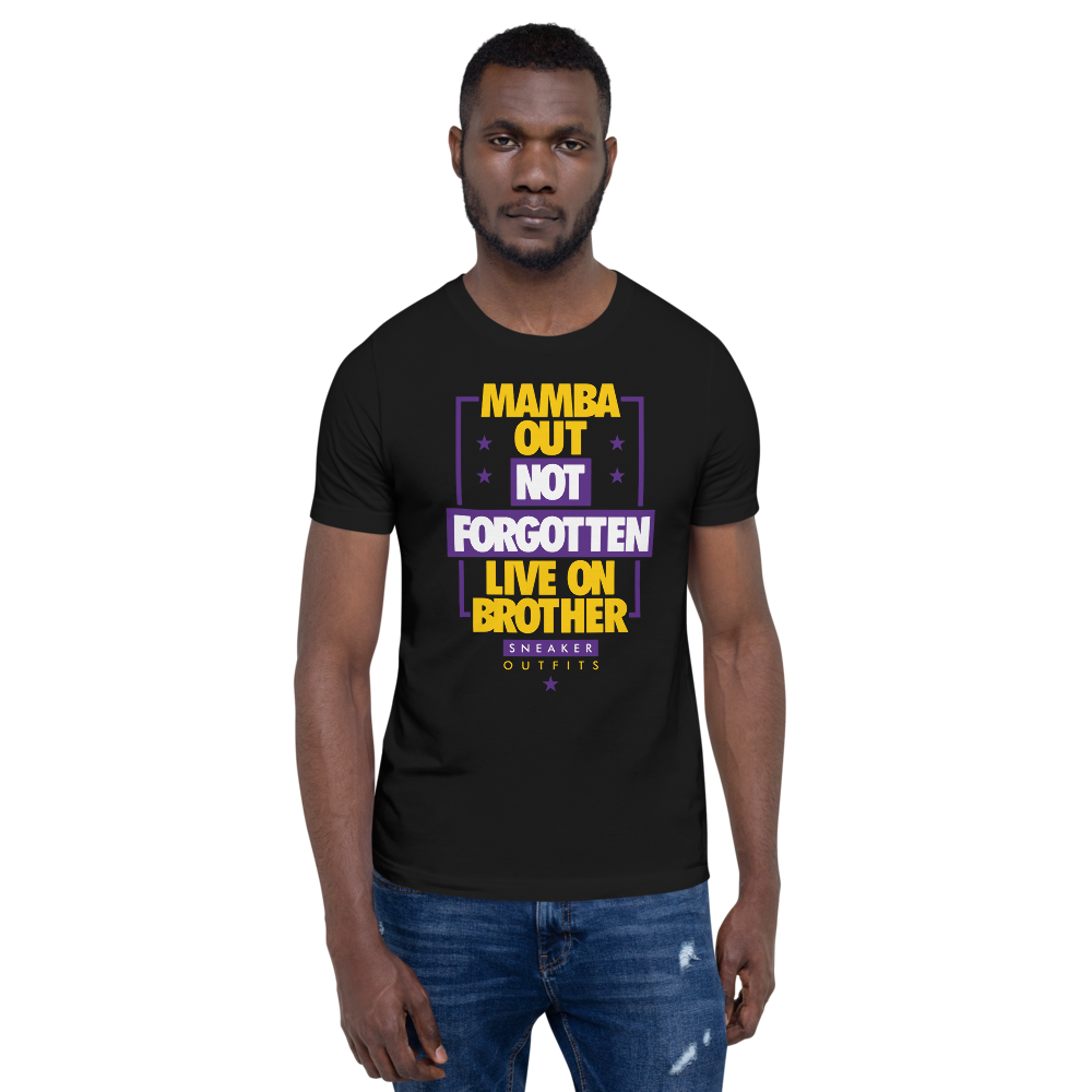 Mamba Out Black Short-Sleeve Unisex T-Shirt - SneakerOutfits
