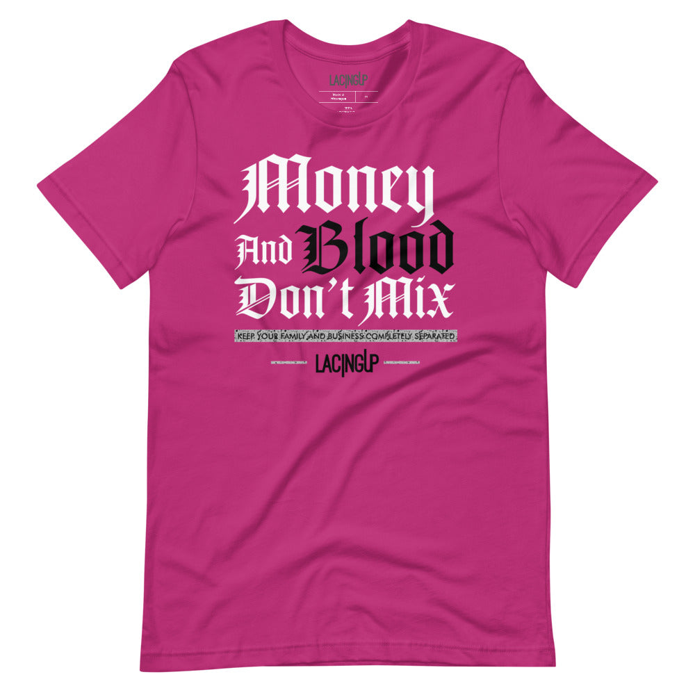 Money and blood pink tee - SneakerOutfits