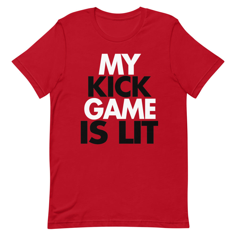 My Kick Game Red T-Shirt - SneakerOutfits