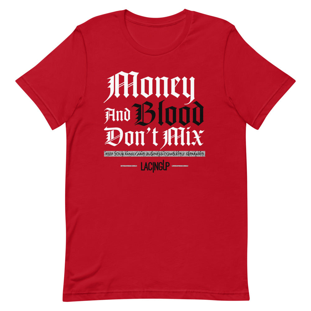 Money And Blood Red T-Shirt - SneakerOutfits